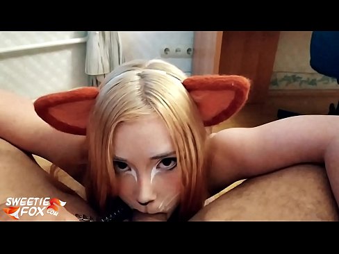 ❤️ Kitsune schluckt Schwanz und Sperma in ihrem Mund ️  Sex bei porn de.libporno.ru ﹏